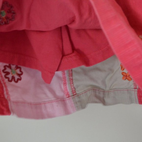 Lands End Girls 5 Pull On Fun Detail Pink Skort - Picture 6 of 7